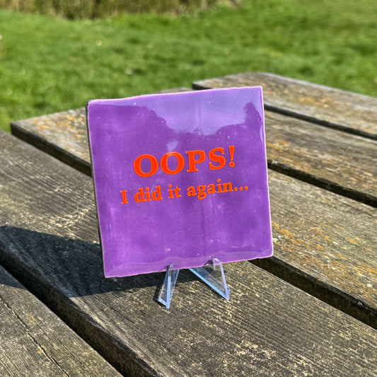 Hoppla, ich hab's wieder getan...